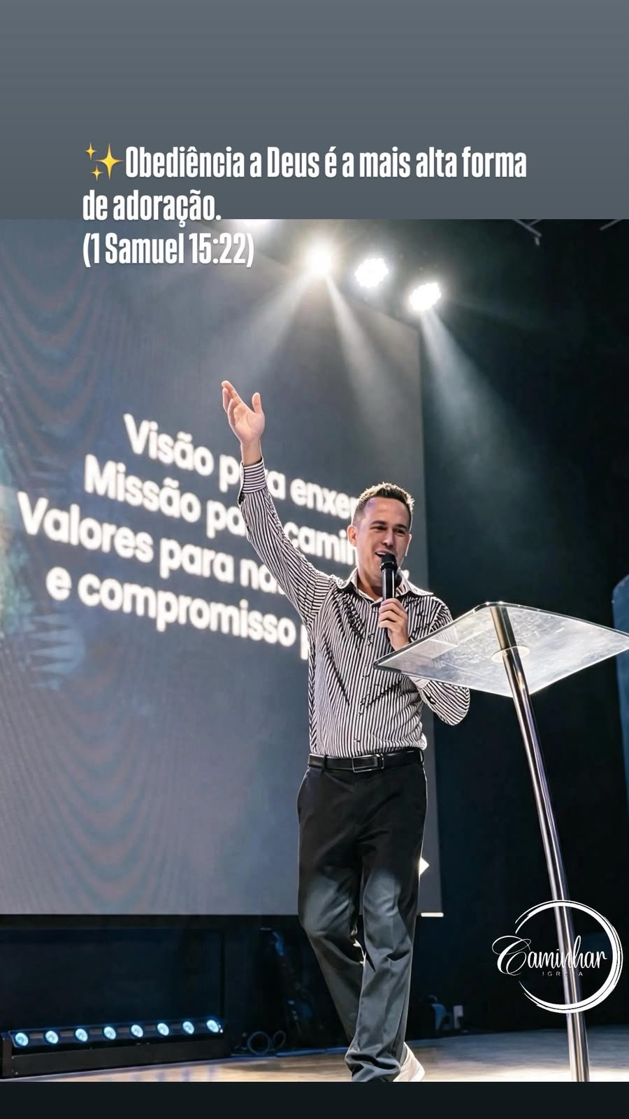 Localização da Igreja Caminhar