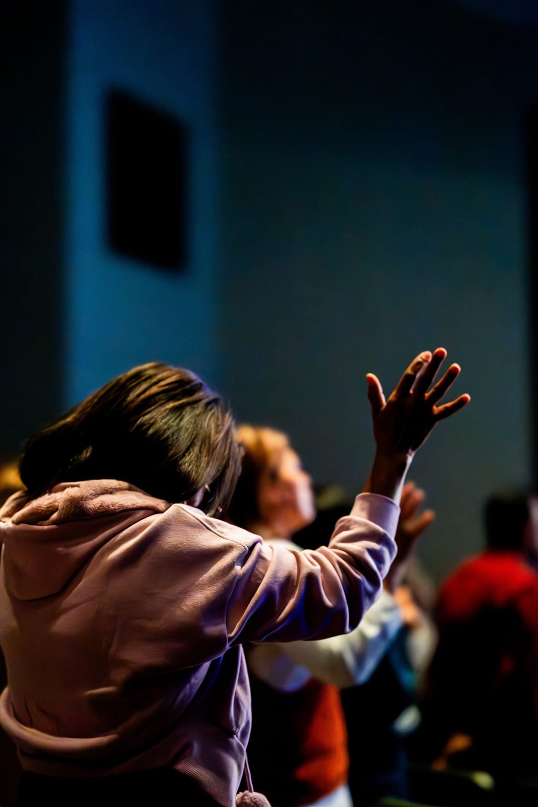 Famílias reunidas na Igreja Caminhar